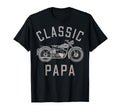Papa Motorcycle Biker T-Shirt - Minimalist Print for Adults - T-Shirt, Sweatshirt, Hoodie