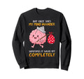 Funny Walking Brain Cartoon Adhd Sweatshirt - Streetwear Style Men Women - T-Shirt, Sweatshirt, Hoodie