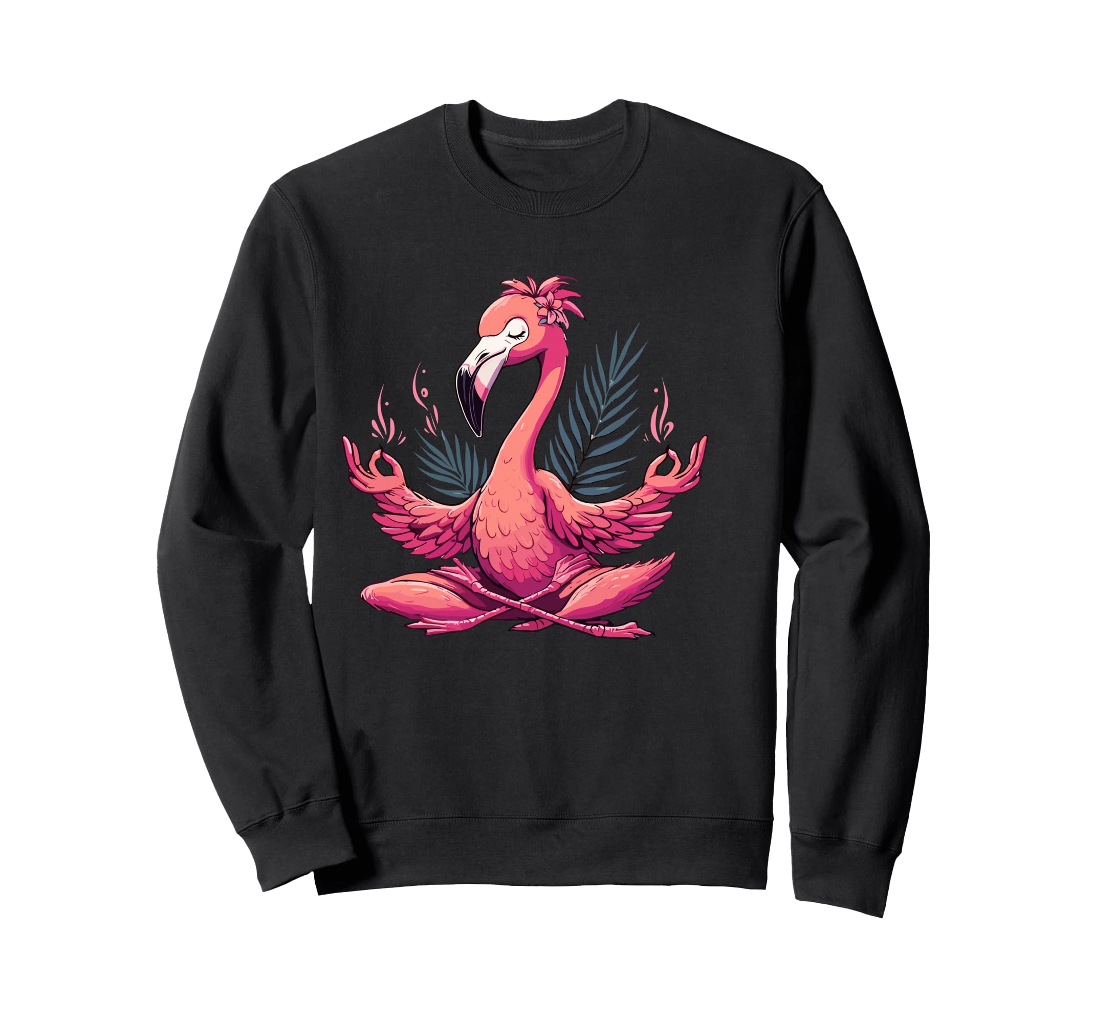 Meditation Flamingo Yoga Pose Sweatshirt - Streetwear Style for Adults - T-Shirt, Sweatshirt, Hoodie
