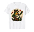 Frog Banjo Tattoo Flash American Tattoos T-Shirt - Graphic Print for Adults - T-Shirt, Sweatshirt, Hoodie