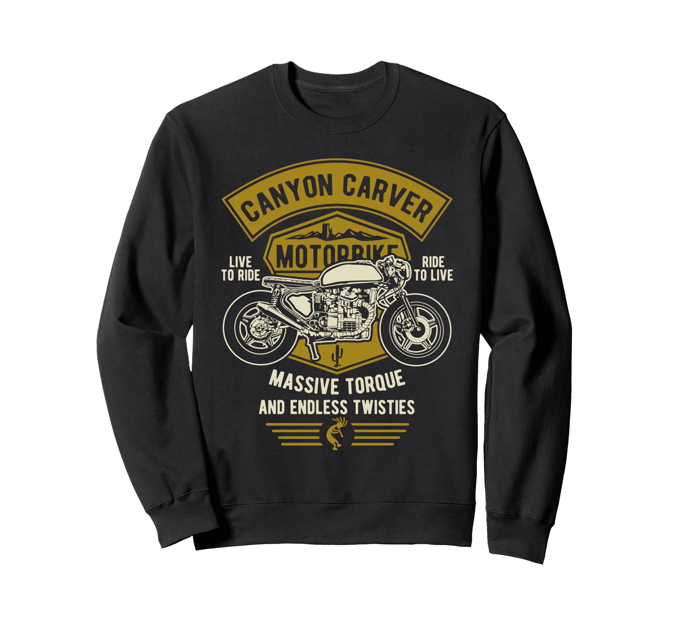 Canyon Carver Motorcycle Sweatshirt - Custom Art Print for Adults - T-Shirt, Sweatshirt, Hoodie