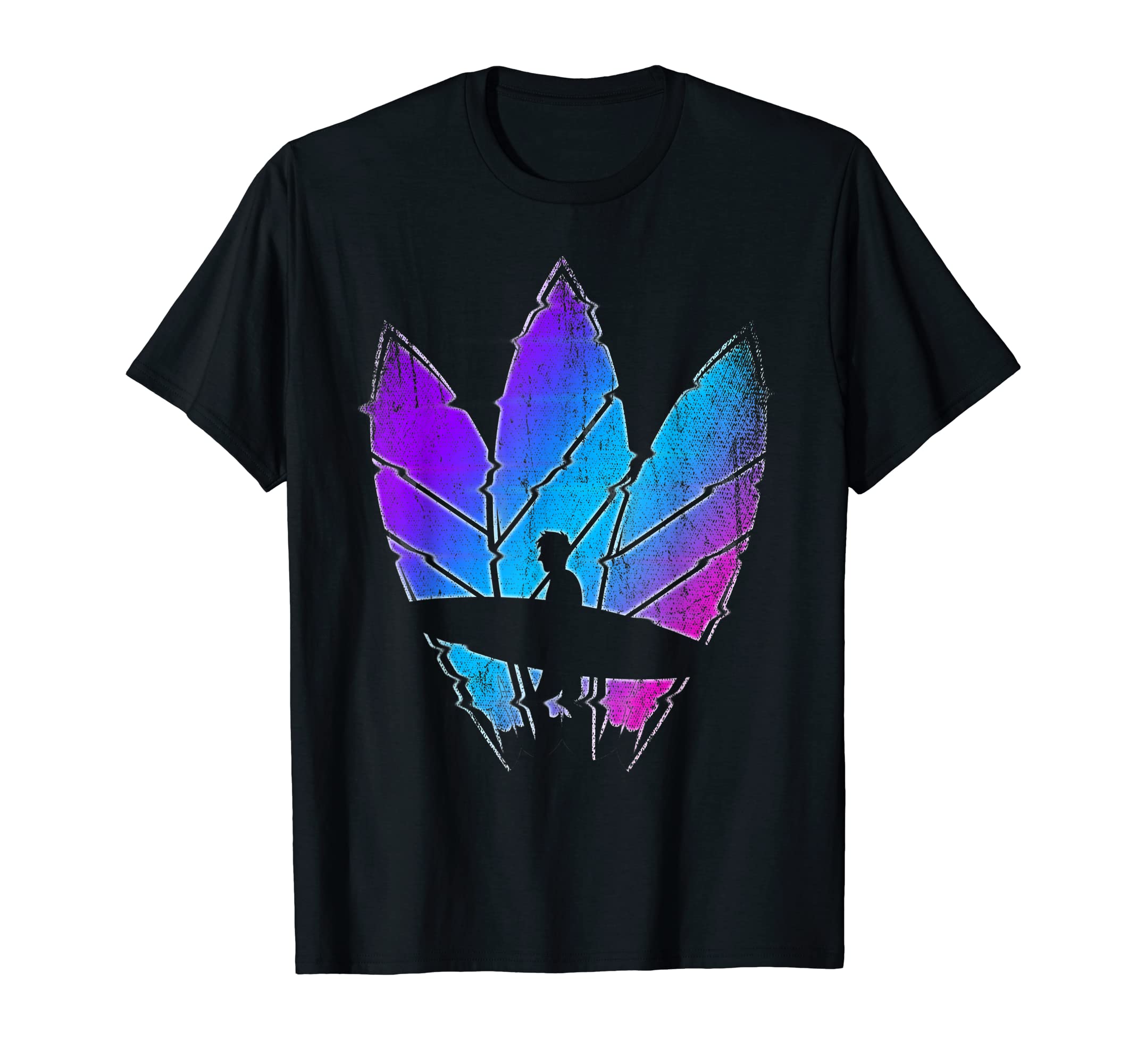 Surfboard Synthwave Surfboarder Surfer T-Shirt - Trendy Graphic for Adults - T-Shirt, Sweatshirt, Hoodie