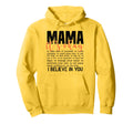 Mama Its Okay I Believe You Mental Health Hoodie - Minimalist Print Unisex - T-Shirt, Sweatshirt, Hoodie