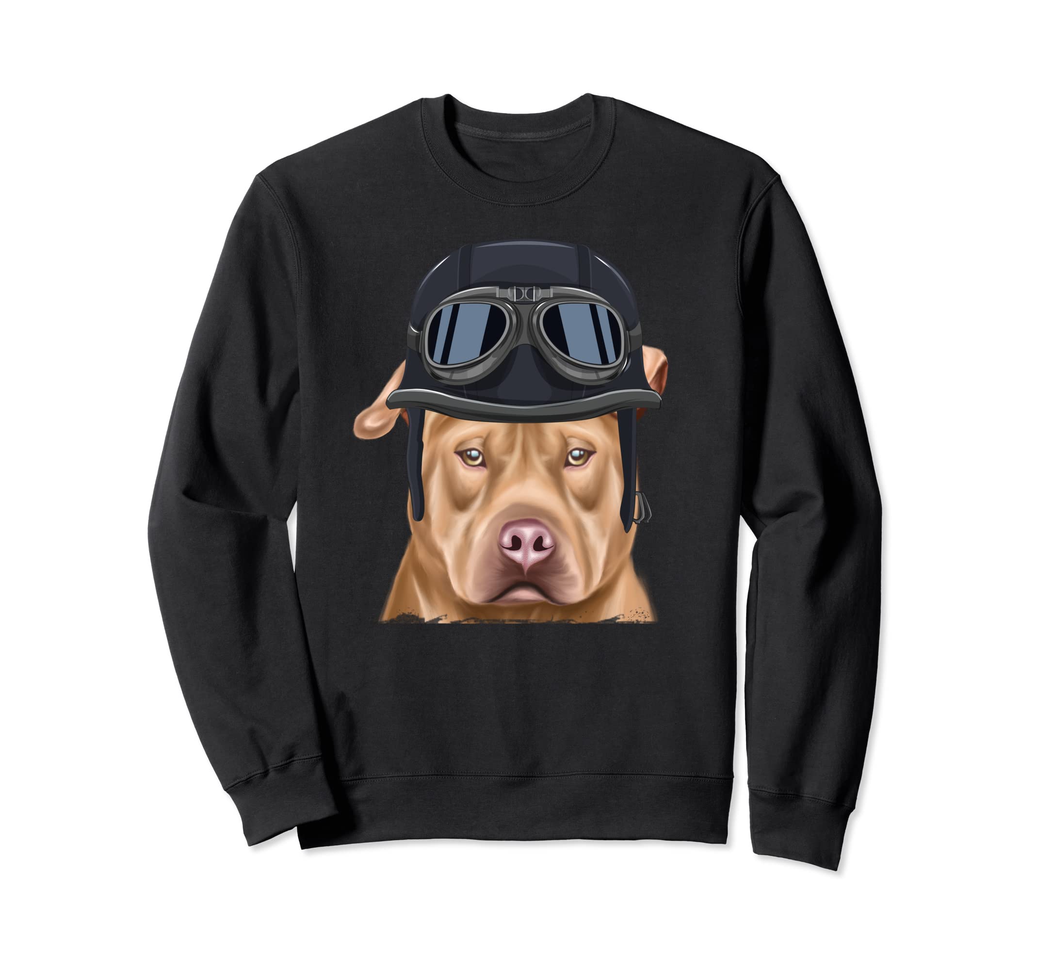 Funny Motorcycle Helmet Usa Sweatshirt - Graphic Print for Adults - T-Shirt, Sweatshirt, Hoodie