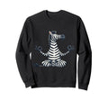 Meditation Zebra Yoga Pose Relaxing Sweatshirt - Trendy Graphic for Adults - T-Shirt, Sweatshirt, Hoodie