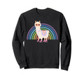 Llama Roller Skate Funny 70S 80S Sweatshirt - Fun Novelty Design Unisex - T-Shirt, Sweatshirt, Hoodie