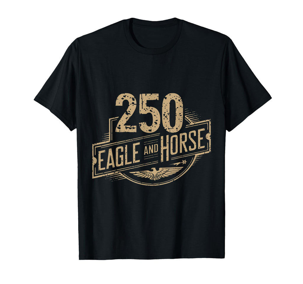 250 Eagle And Horse Motorcycle Biker T-Shirt - Streetwear Style Unisex - T-Shirt, Sweatshirt, Hoodie