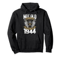 Motorcycle Biker Birthday Built 1944 1944 Hoodie - Graphic Print Unisex - T-Shirt, Sweatshirt, Hoodie