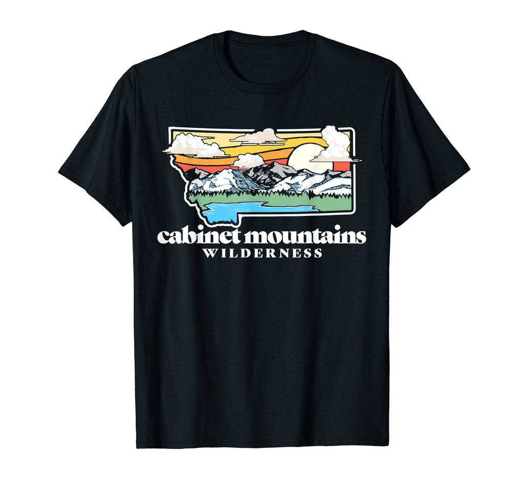 Cabinet Mountains Wilderness T-Shirt - Fun Novelty Design Men Women - T-Shirt, Sweatshirt, Hoodie