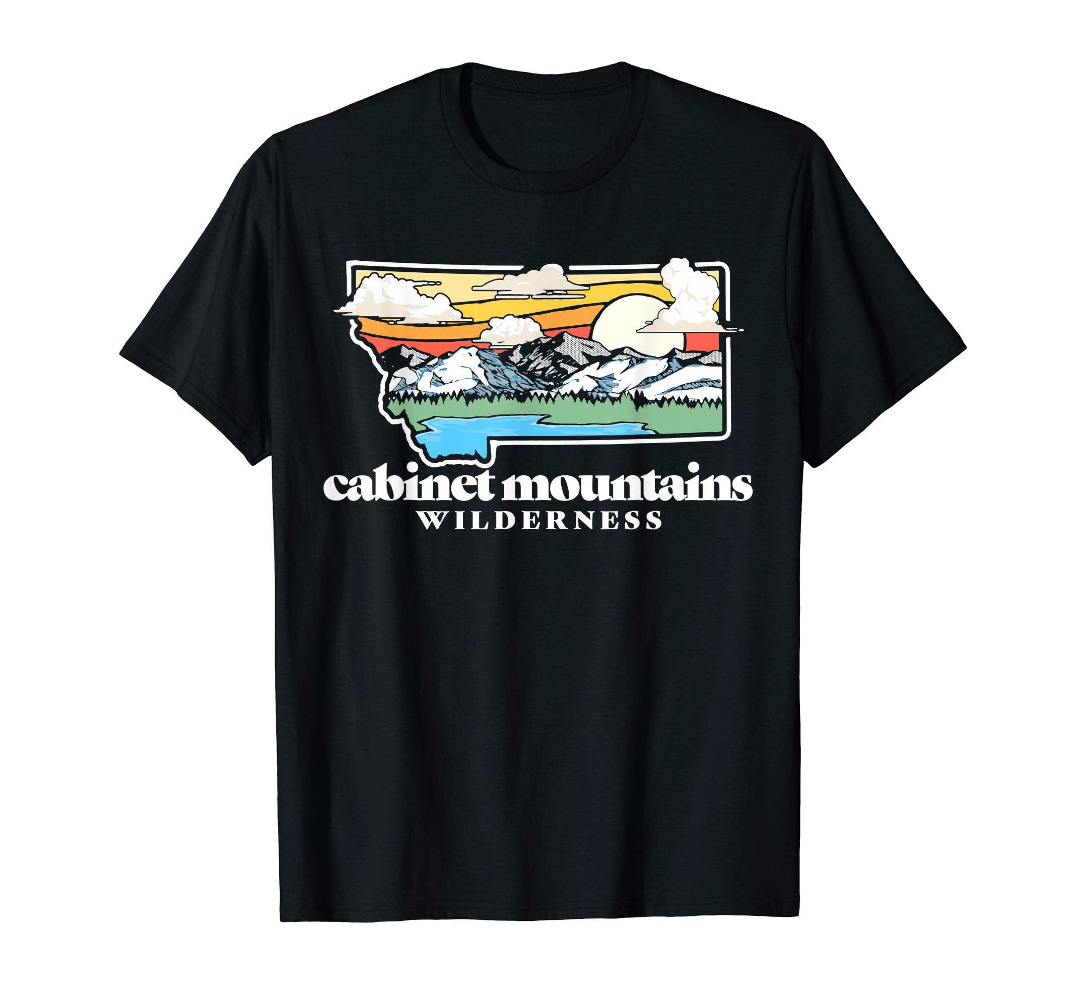 Cabinet Mountains Wilderness T-Shirt - Fun Novelty Design Men Women - T-Shirt, Sweatshirt, Hoodie