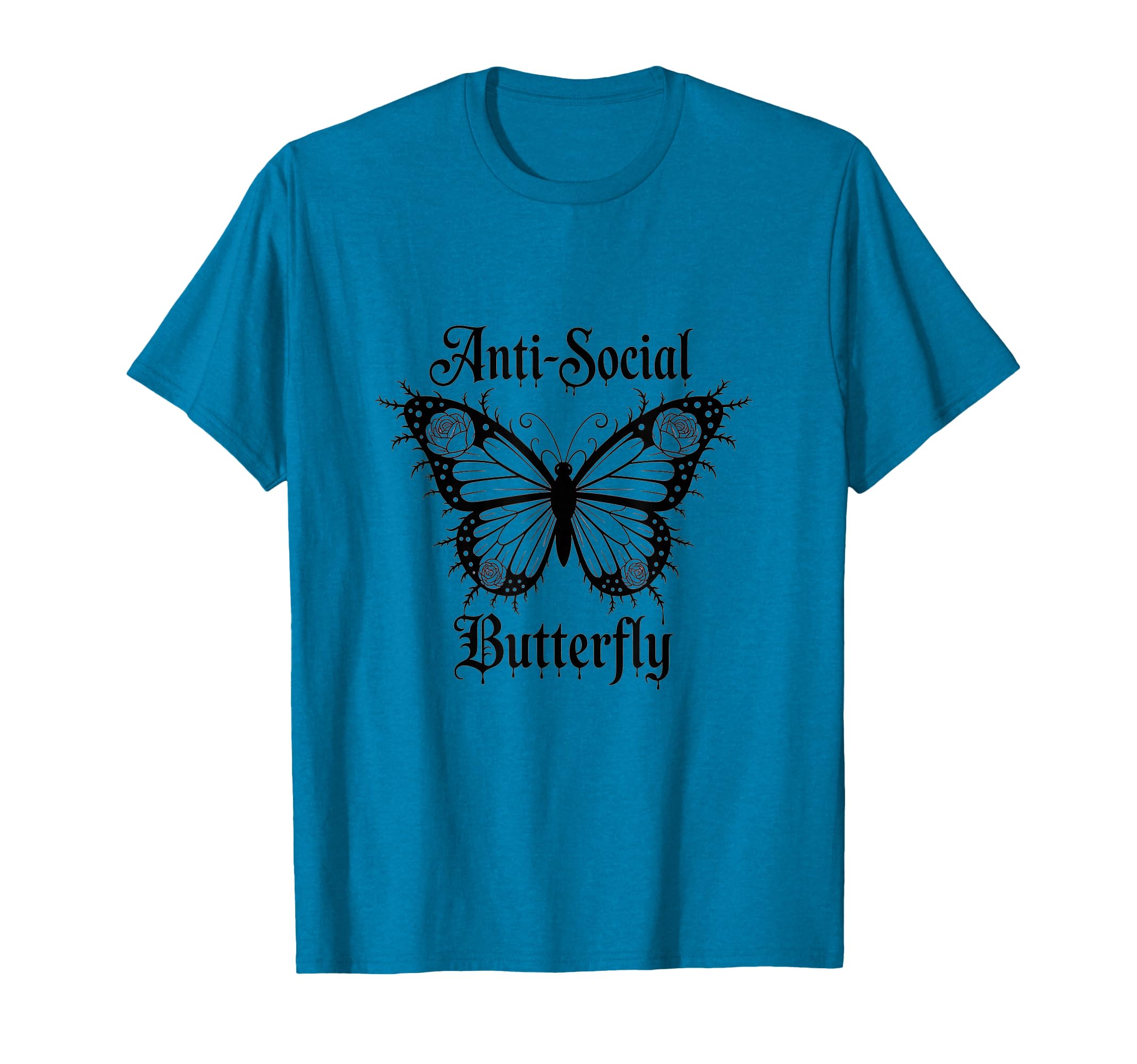 Antisocial Gothic Aesthetic Butterfly T-Shirt - Novelty Apparel Men Women - T-Shirt, Sweatshirt, Hoodie