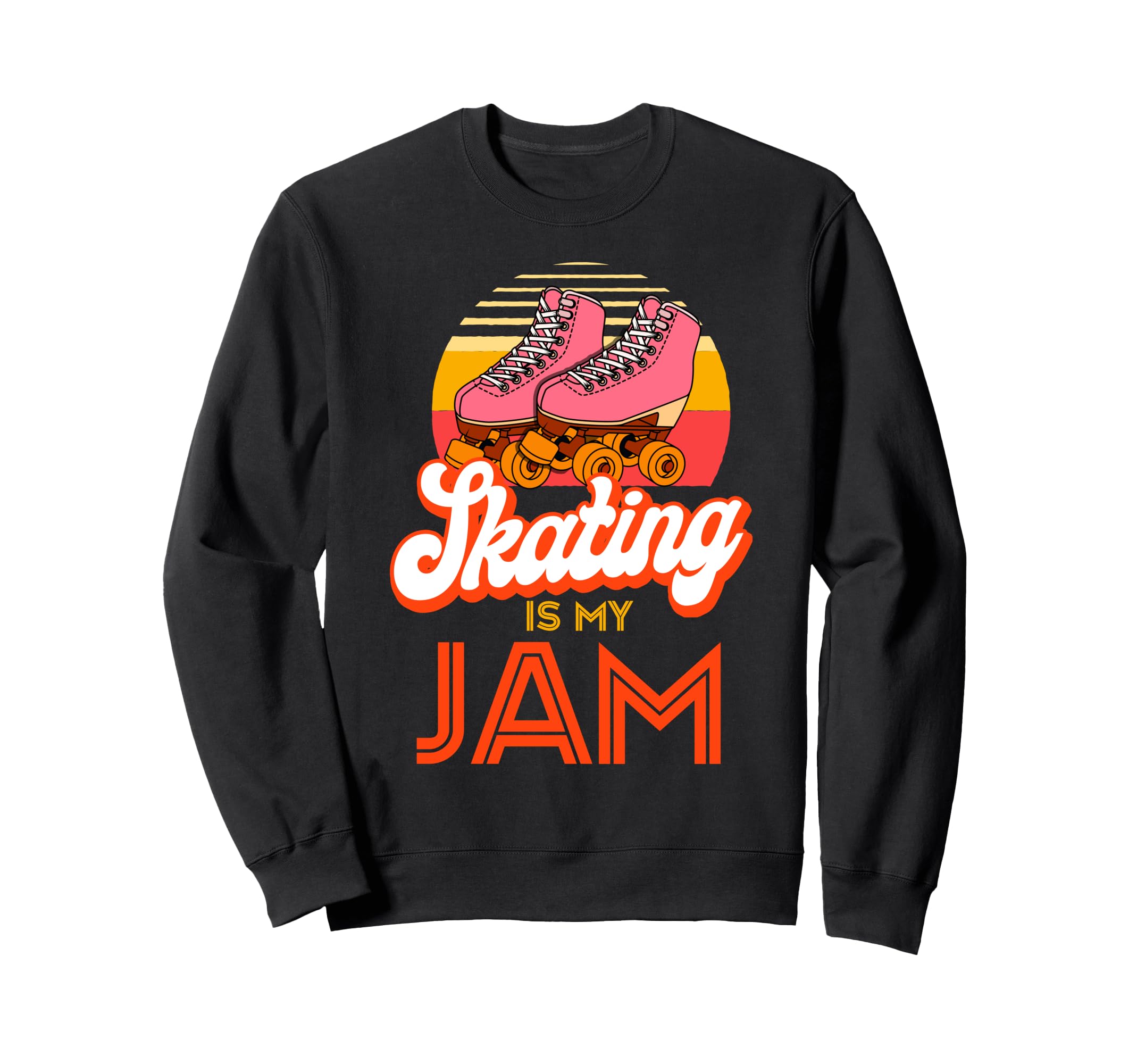 Roller Skating Skate 1970S Sweatshirt - Minimalist Print Men Women - T-Shirt, Sweatshirt, Hoodie