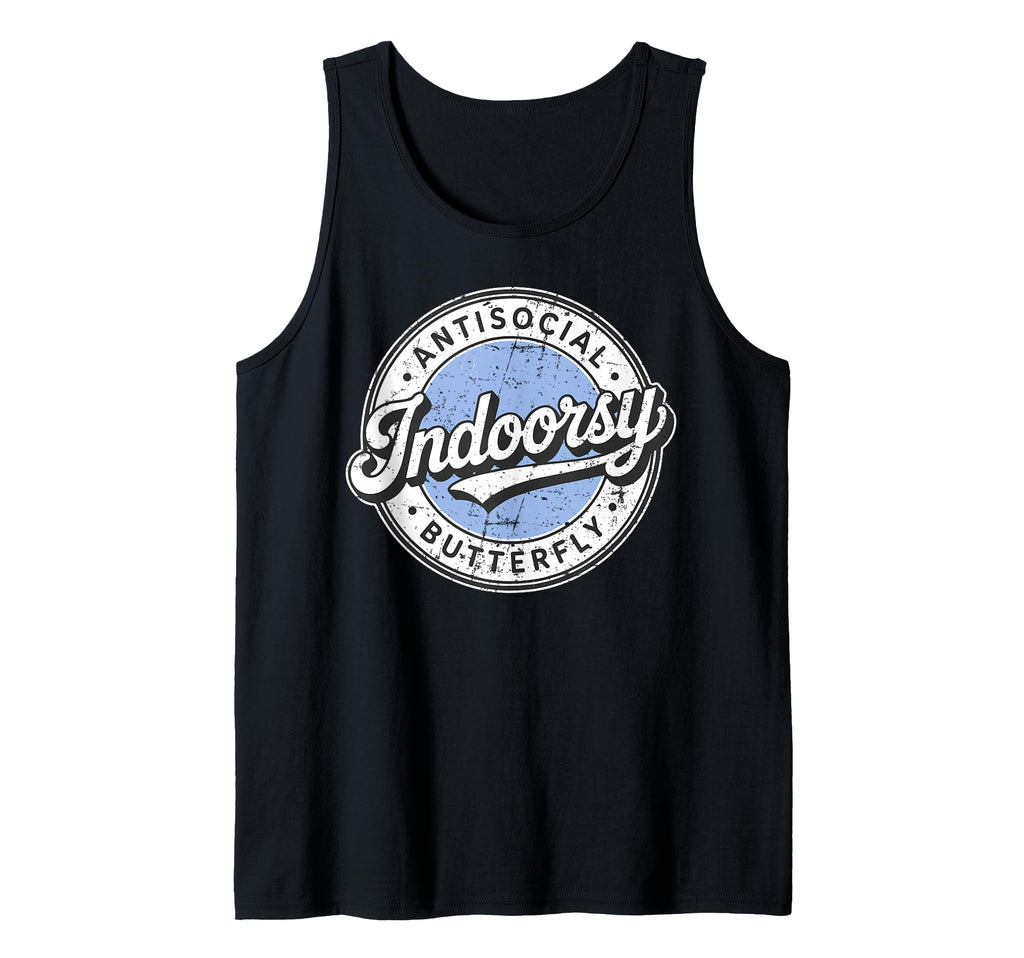 Badge Introvert Indoorsy Antisocial Sweatshirt - Unique Graphic Unisex - T-Shirt, Sweatshirt, Hoodie