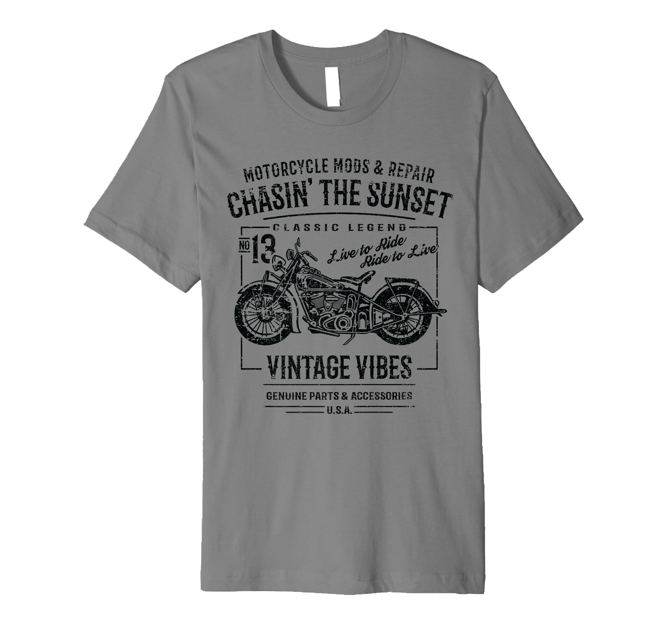 Motorcycle Distressed T-Shirt - Aesthetic Graphic Men Women - T-Shirt, Sweatshirt, Hoodie