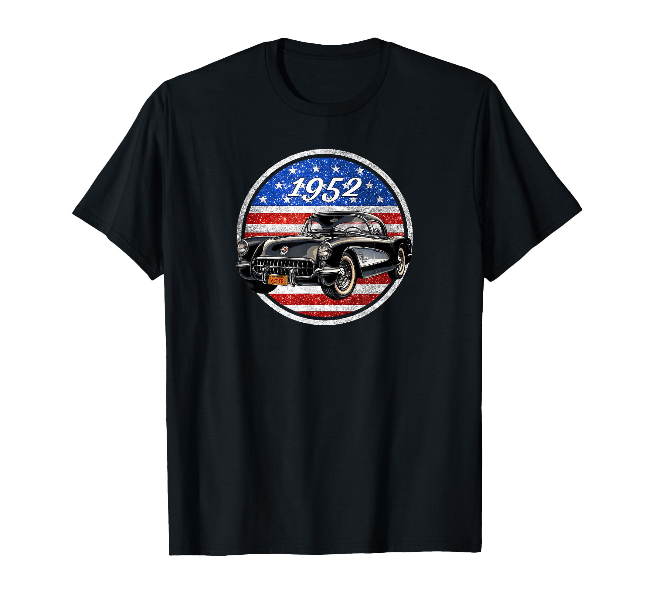 1952 Vette Iconic Sports Cars 1950S V8 T-Shirt - Graphic Print Men Women - T-Shirt, Sweatshirt, Hoodie