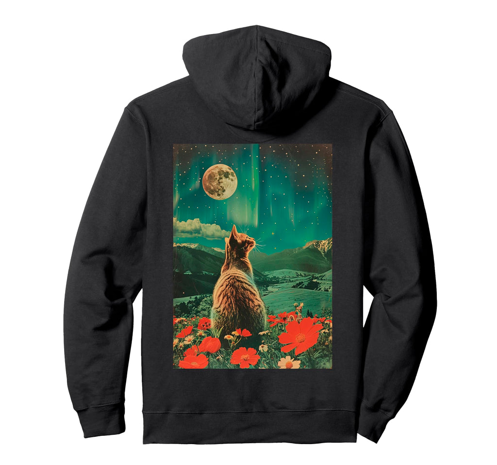 Art Cat Kitten Art Hoodie - Aesthetic Graphic Men Women - T-Shirt, Sweatshirt, Hoodie