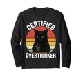 Certified Overthinker Funny Coffee T-Shirt - Casual Everyday Wear Unisex - T-Shirt, Sweatshirt, Hoodie