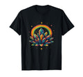 Rainbow Crystal Cluster Spiritual T-Shirt - Casual Everyday Wear Unisex - T-Shirt, Sweatshirt, Hoodie