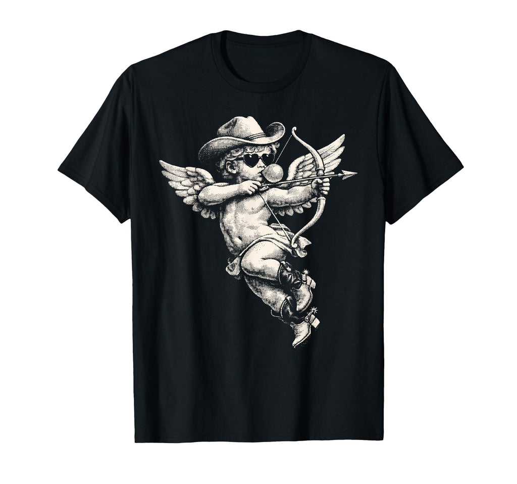 Cherub Angel Cupid Aesthetic Valentine T-Shirt - Trendy Graphic for Adults - T-Shirt, Sweatshirt, Hoodie