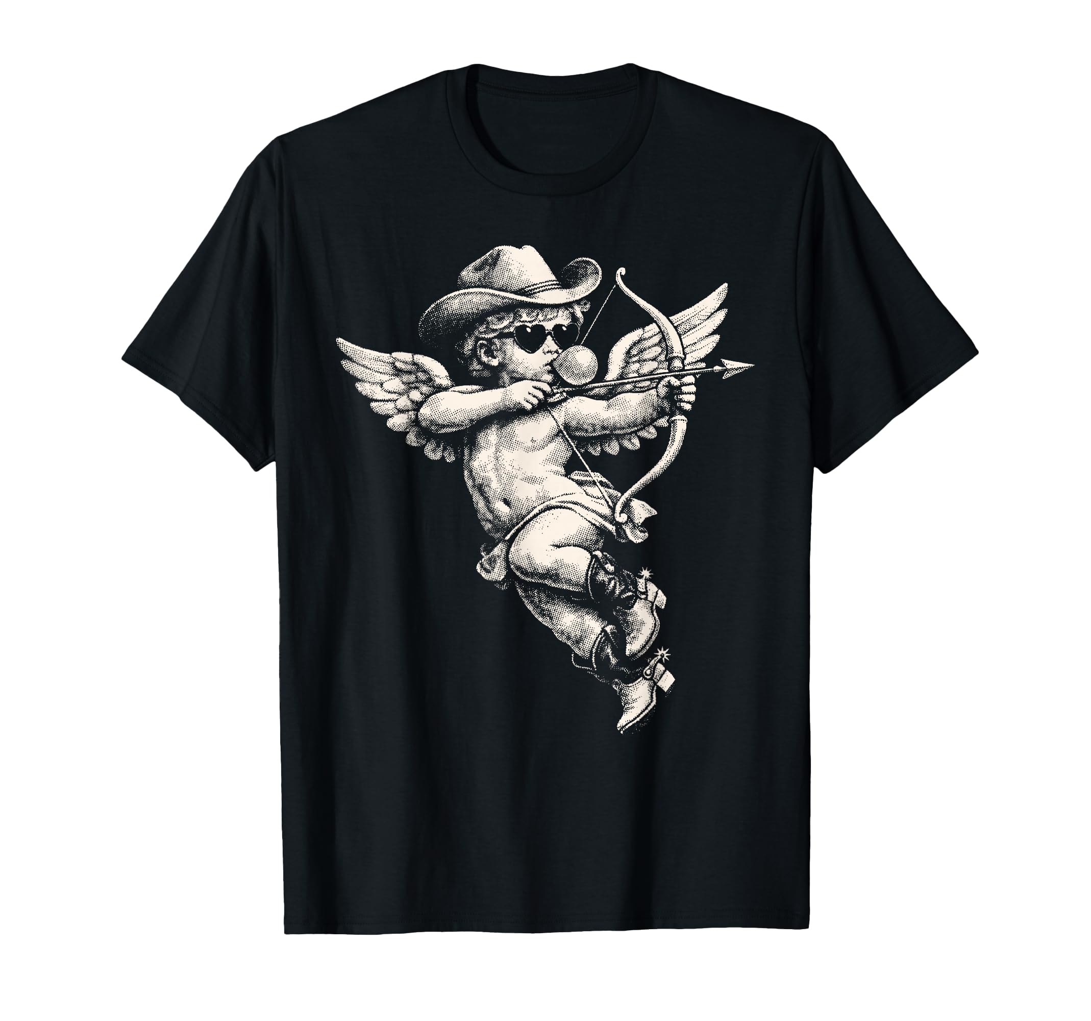 Cherub Angel Cupid Aesthetic Valentine T-Shirt - Trendy Graphic for Adults - T-Shirt, Sweatshirt, Hoodie