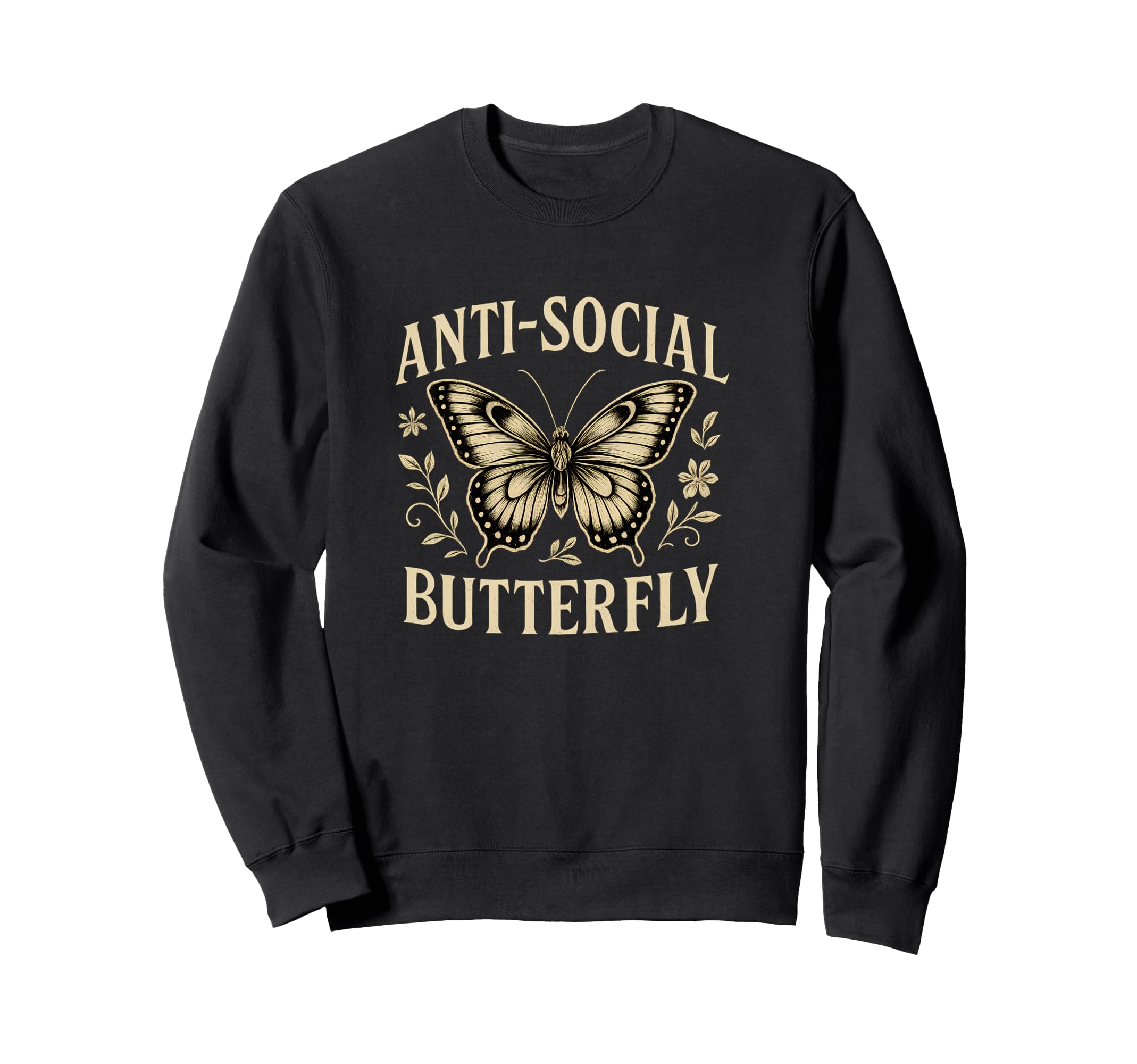 Anti Social Funny Introvert Sweatshirt - Casual Everyday Wear Men Women - T-Shirt, Sweatshirt, Hoodie