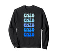 Enzo Name Stack Sweatshirt - Casual Everyday Wear for Adults - T-Shirt, Sweatshirt, Hoodie