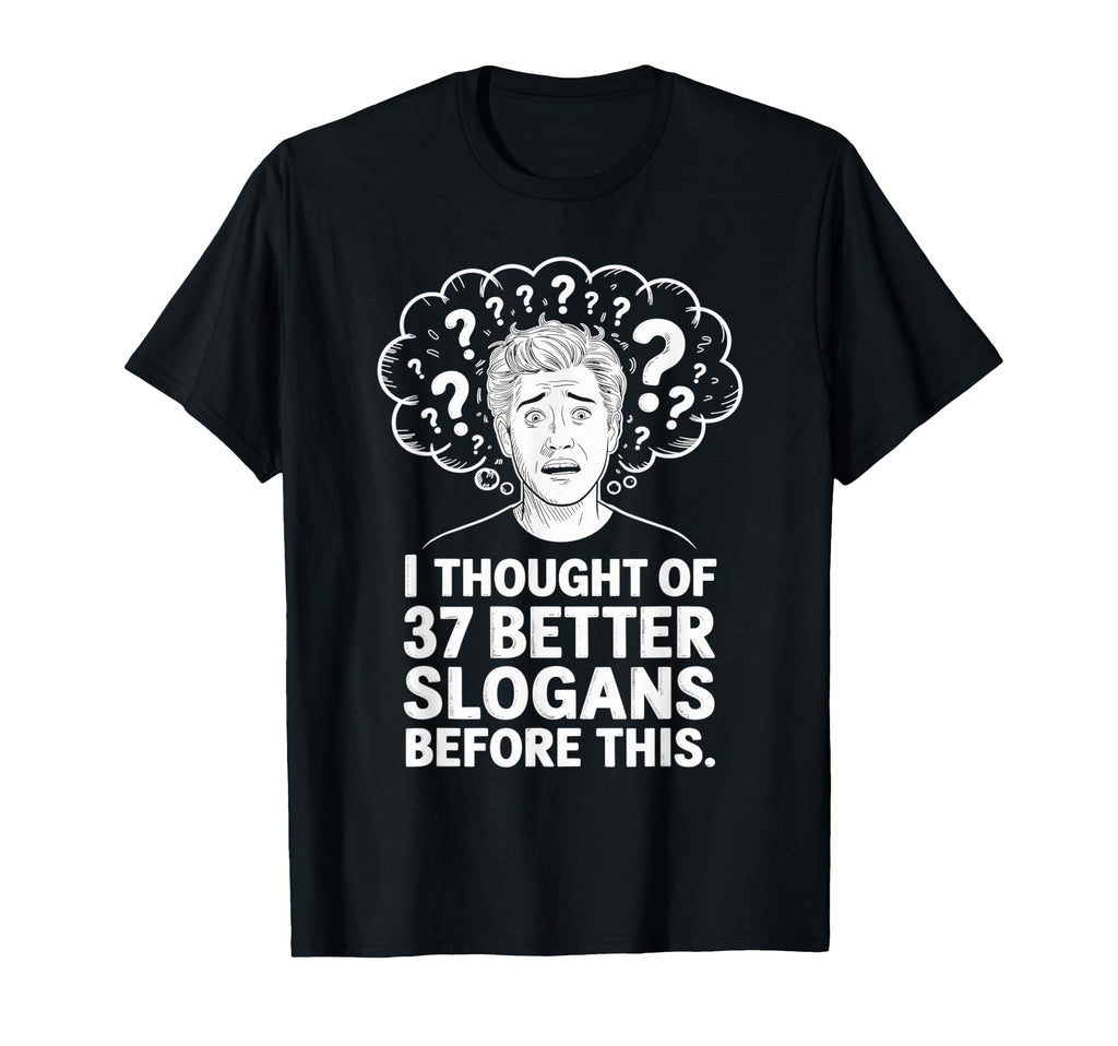 Overthinker Thought Bubble Chaos T-Shirt - Minimalist Print Men Women - T-Shirt, Sweatshirt, Hoodie