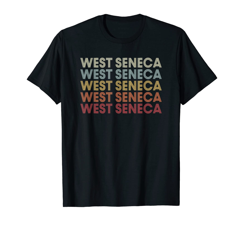 West Seneca New York West Seneca Ny Text T-Shirt - Custom Art Print Unisex - T-Shirt, Sweatshirt, Hoodie