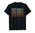 West Seneca New York West Seneca Ny Text T-Shirt - Custom Art Print Unisex - T-Shirt, Sweatshirt, Hoodie