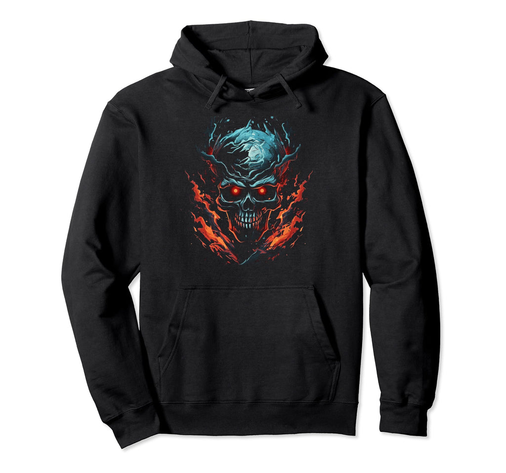 Grunge Skull Skeleton Goth 6 Hoodie - Unique Graphic for Adults - T-Shirt, Sweatshirt, Hoodie