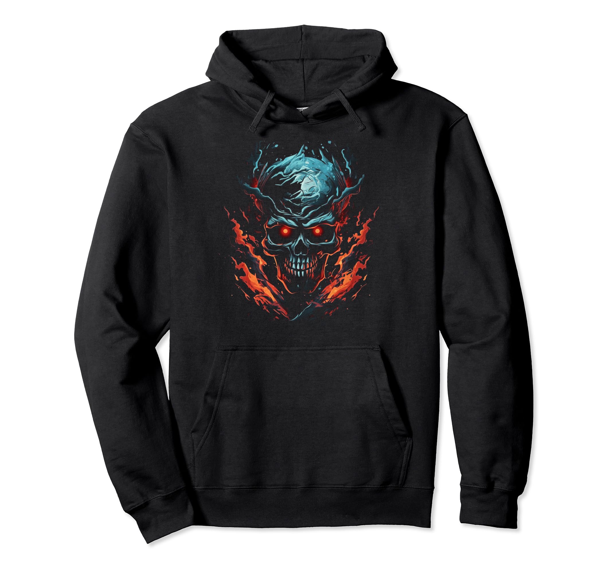Grunge Skull Skeleton Goth 6 Hoodie - Unique Graphic for Adults - T-Shirt, Sweatshirt, Hoodie