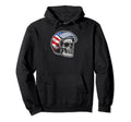 Skull Motorcycle Helmet Biker Hoodie - Graphic Print Unisex - T-Shirt, Sweatshirt, Hoodie
