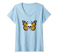 Womens Monarch Butterfly Skull T-Shirt - Fun Novelty Design Unisex - T-Shirt, Sweatshirt, Hoodie