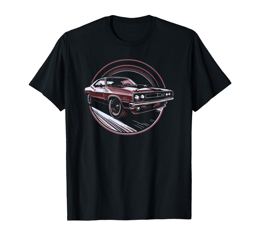 American Muscle Car 60S 70S Car Lover T-Shirt - Unique Graphic Men Women - T-Shirt, Sweatshirt, Hoodie