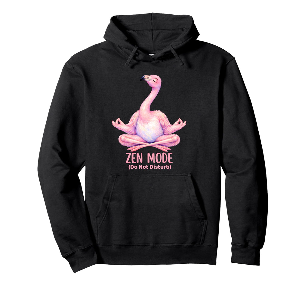 Funny Buddhist Meditation Zen Mode Hoodie - Minimalist Print Unisex - T-Shirt, Sweatshirt, Hoodie