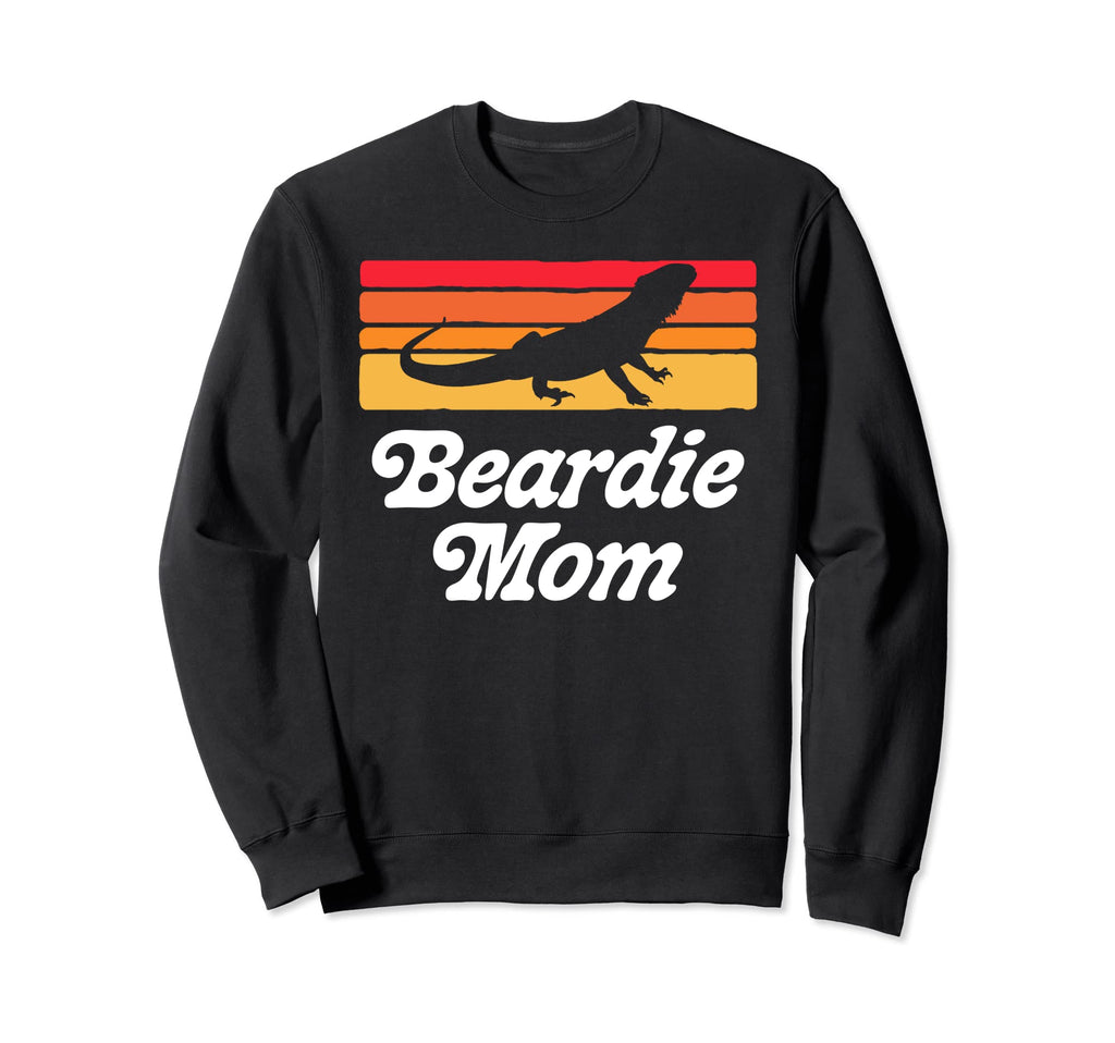 Bearded Dragon Mom 80S Sunset Beardie Sweatshirt - Custom Art Print Unisex - T-Shirt, Sweatshirt, Hoodie