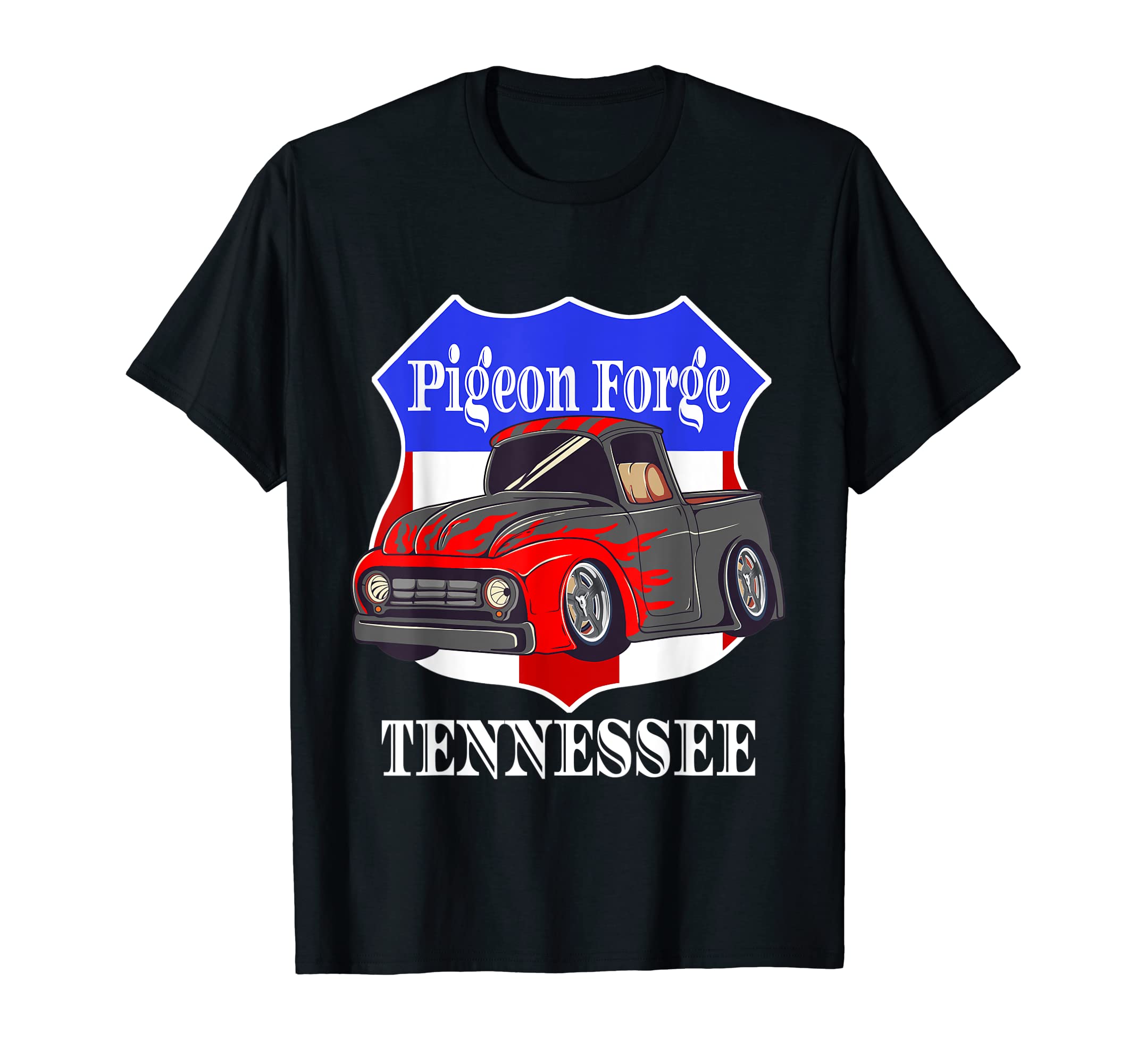 Pigeon Forge Tennessee Hot Rod Run T-Shirt - Fun Novelty Design Men Women - T-Shirt, Sweatshirt, Hoodie
