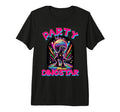 Party Like Dinostar Neon Disco T-Shirt - Streetwear Style for Adults - T-Shirt, Sweatshirt, Hoodie