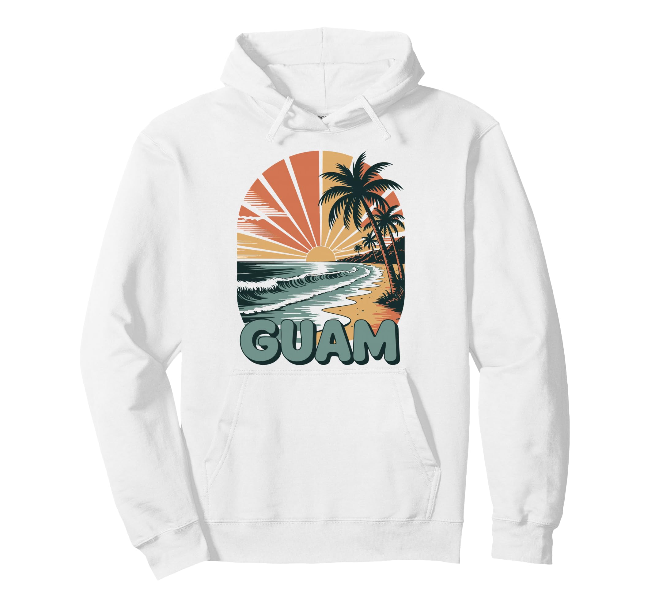 Guam Summer Beach Vacation Guamanian Roots Hoodie - Trendy Graphic Unisex - T-Shirt, Sweatshirt, Hoodie