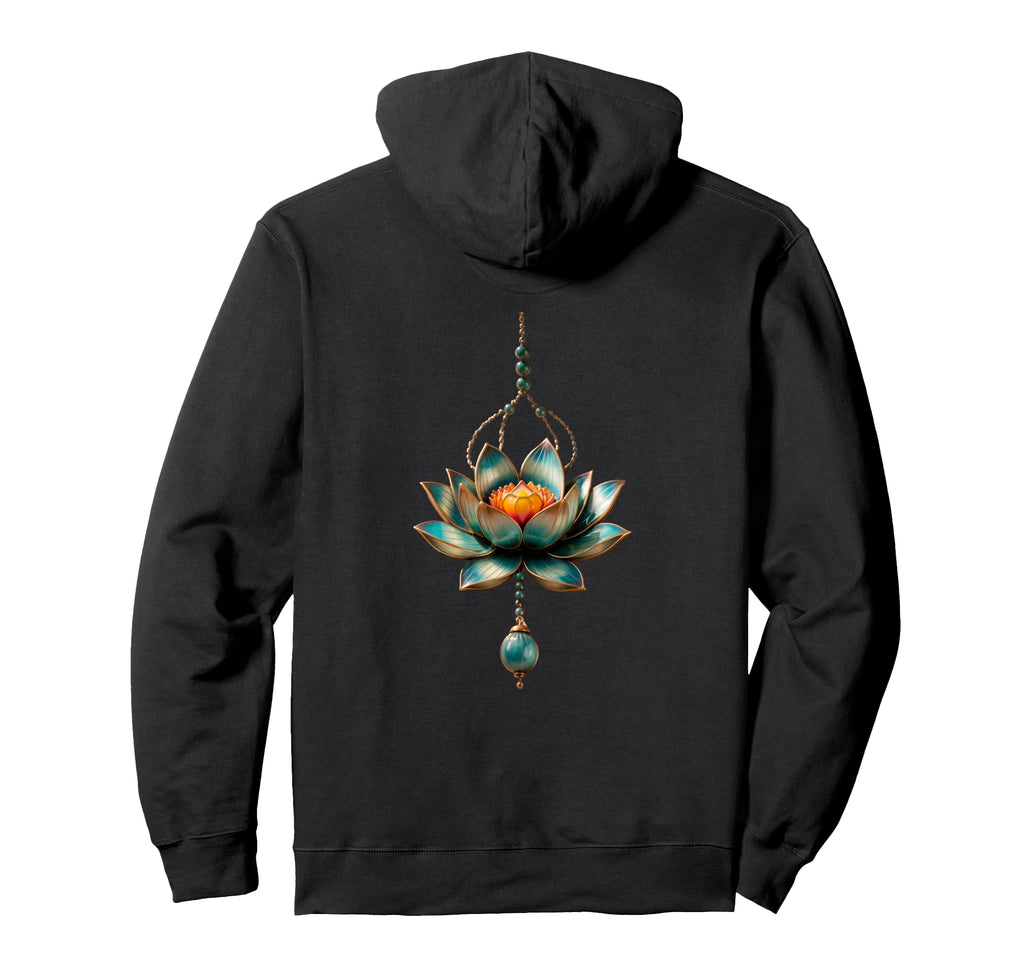 Lotus Flower Yoga Metaphysical Hoodie - Unique Graphic Men Women - T-Shirt, Sweatshirt, Hoodie