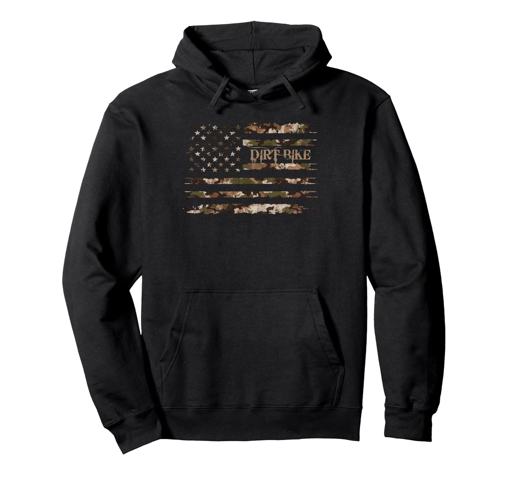 Dirt Bike Motorcycle Off Road Camo Hoodie - Trendy Graphic for Adults - T-Shirt, Sweatshirt, Hoodie