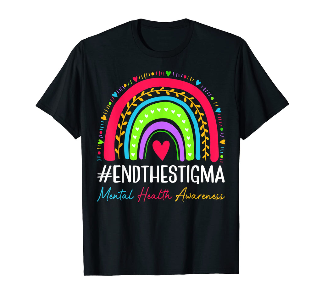 End Stigma Mental Health Awareness T-Shirt - Custom Art Print for Adults - T-Shirt, Sweatshirt, Hoodie