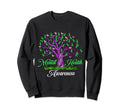 Tree Butterfly And Ribbon Mental Sweatshirt - Custom Art Print Men Women - T-Shirt, Sweatshirt, Hoodie