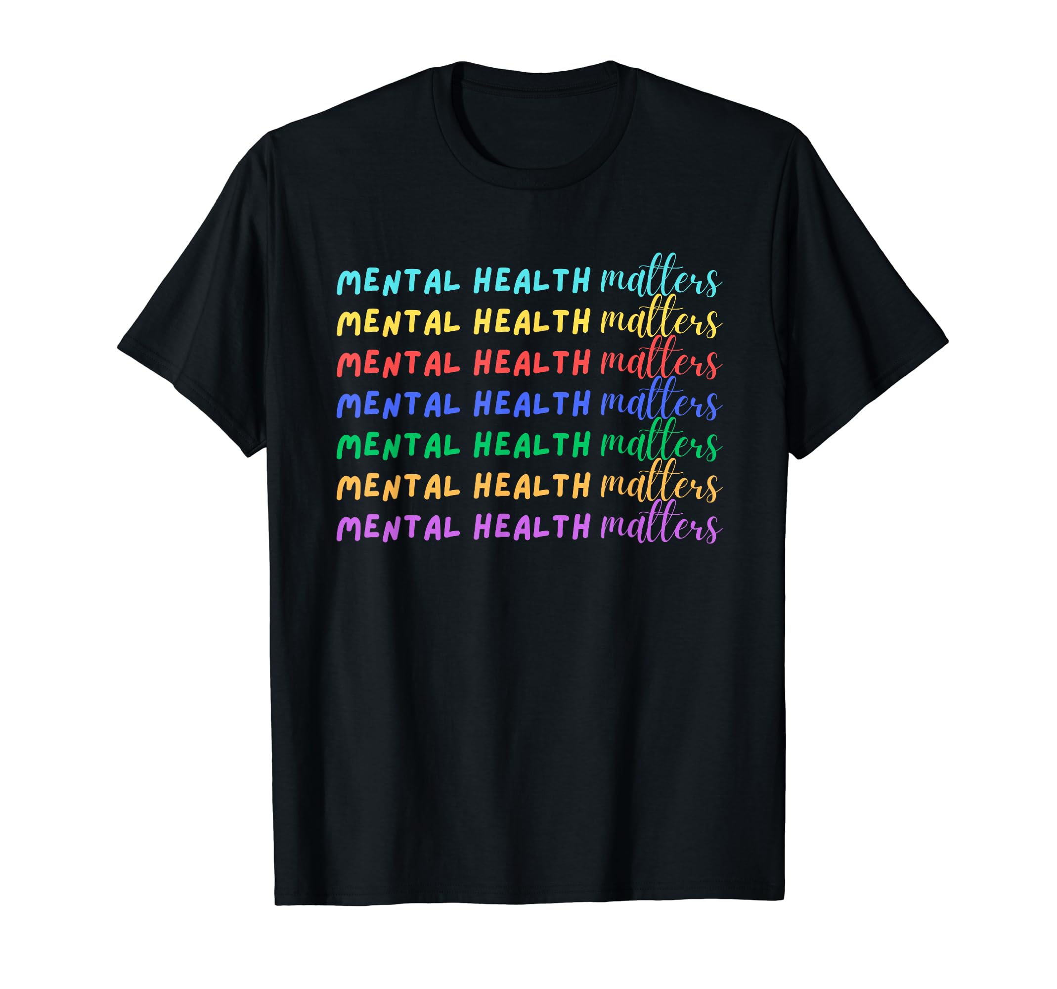 Mental Health Matters Spread Awareness T-Shirt - Unique Graphic for Adults - T-Shirt, Sweatshirt, Hoodie
