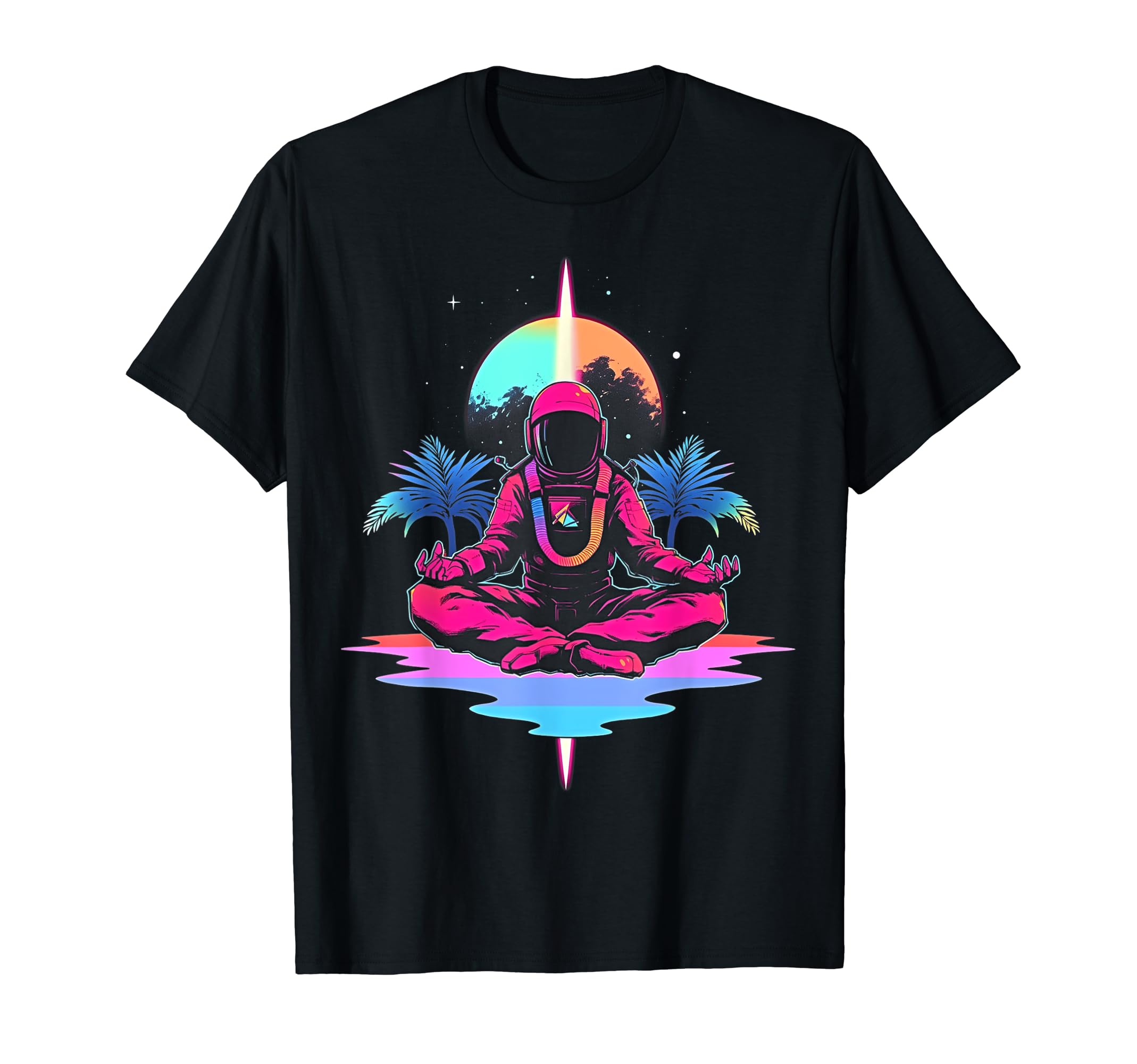 Synthwave Astronaut Cyberpunk 80S Sci Fi 1 T-Shirt - Unique Graphic Unisex - T-Shirt, Sweatshirt, Hoodie