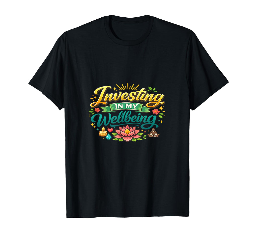 Investing My Wellbeing Self Care T-Shirt - Streetwear Style Men Women - T-Shirt, Sweatshirt, Hoodie