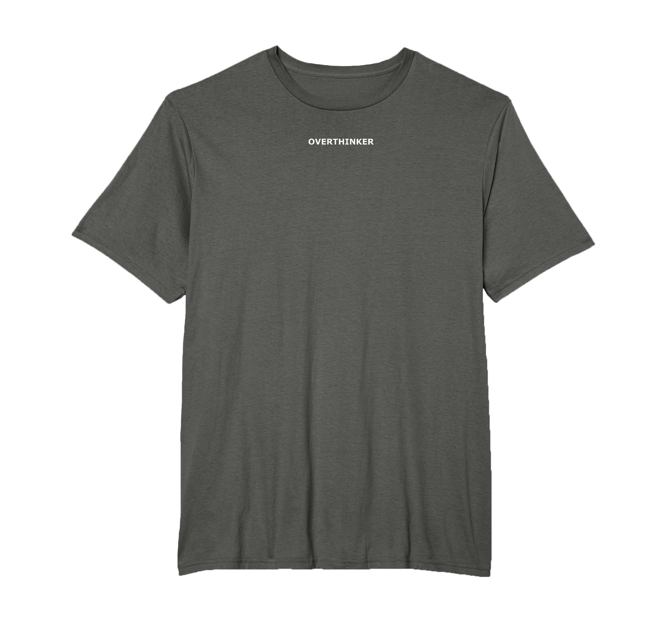 Overthinker Statement Mental Health T-Shirt - Trendy Graphic Unisex - T-Shirt, Sweatshirt, Hoodie