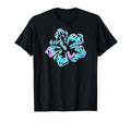 Hawaiian 80S Hibiscus Floral Pattern T-Shirt - Fun Novelty Design Unisex - T-Shirt, Sweatshirt, Hoodie