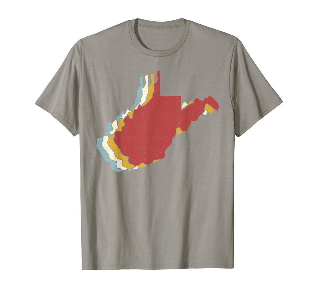 Usa State Map West Virginia T-Shirt - Custom Art Print Unisex - T-Shirt, Sweatshirt, Hoodie
