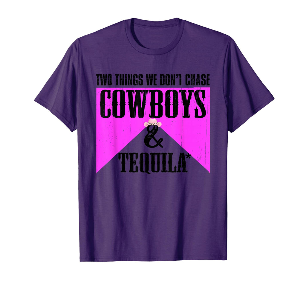 Two Things We Dont Chase Cowboys And T-Shirt - Custom Art Print Men Women - T-Shirt, Sweatshirt, Hoodie